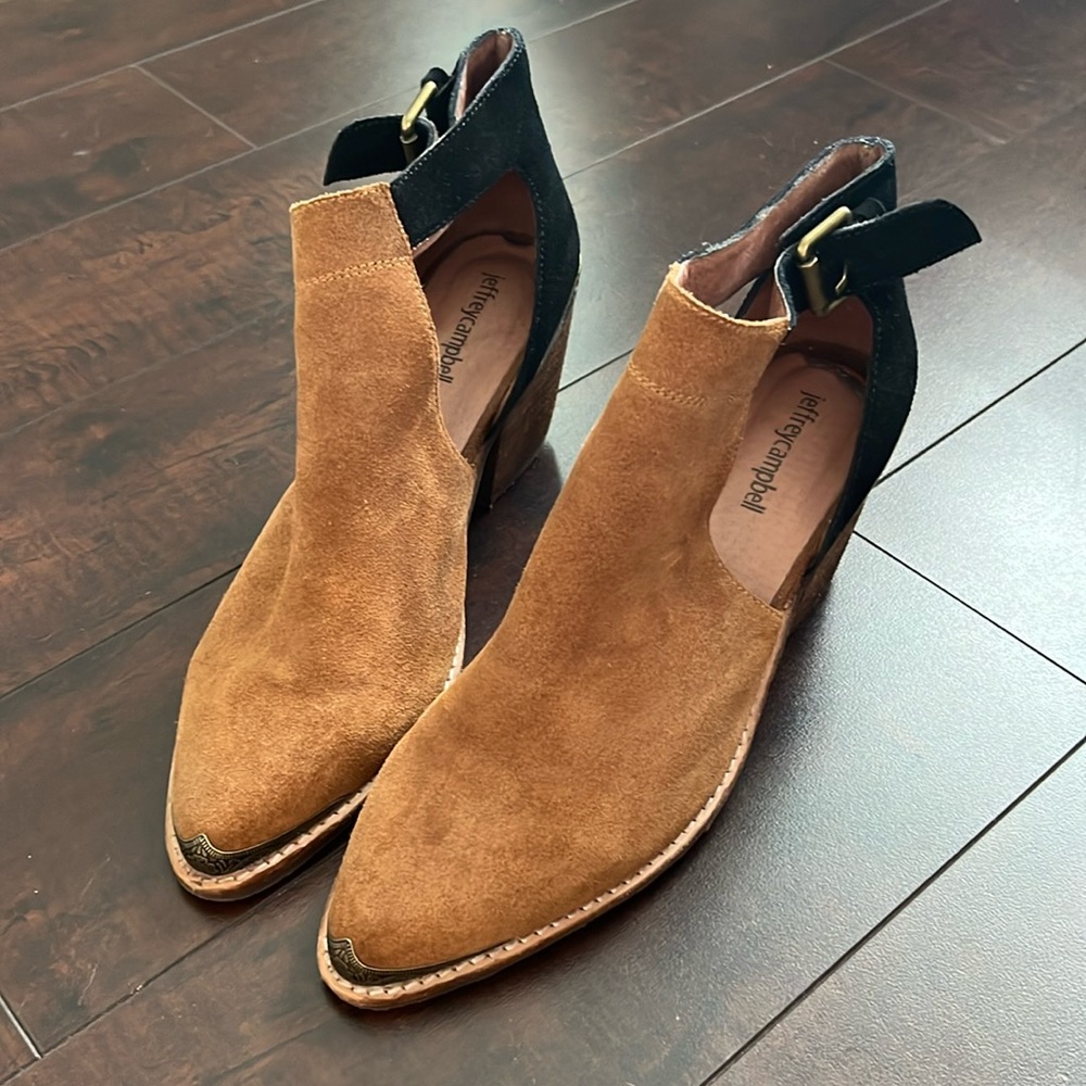 Jeffrey Campbell Western Open Cut Woodruff Boots